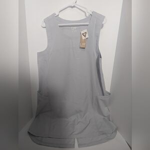 NWT LIV Outdoor Women's Size XL Gray Tank Dress